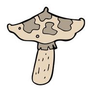 cartoon toadstool N80