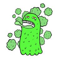 cartoon funny ghost N18