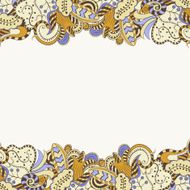 Decorative element border Vector illustration