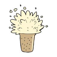 cartoon frothy beer N14