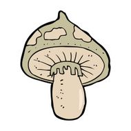 cartoon toadstool N81