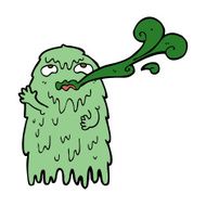 gross cartoon ghost N15