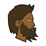 Cartoon Man With Beard N15