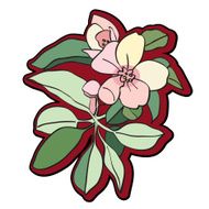 Apple tree flower clipart
