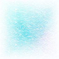 Seamless Abstract Vector Light Blue White Color Hand-drawn Patte