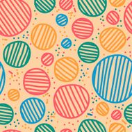 Vector seamless sketchy circles N2