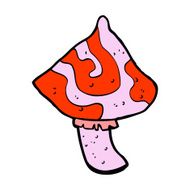 cartoon toadstool N82