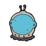 cartoon astronaut helmet N30