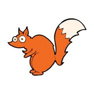funny startled squirrel comic cartoon N3