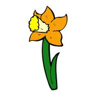 comic cartoon daffodil N4