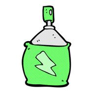 comic cartoon spray can N24