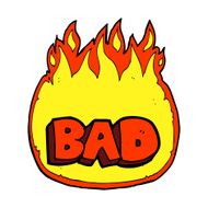cartoon bad sign N7