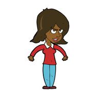 cartoon mean woman N10