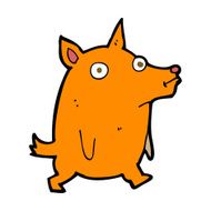 cartoon funny little dog N10