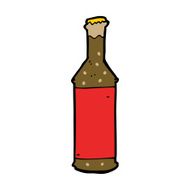 Cartoon Beer Bottle N13