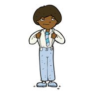 cartoon man wearing braces N8