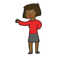 cartoon woman explaining N38