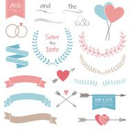 Wedding graphic set