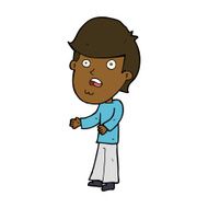 cartoon shocked man N99