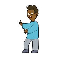 cartoon shocked man N101