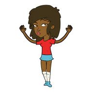 cartoon pretty girl N79