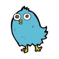 cartoon happy bird N28