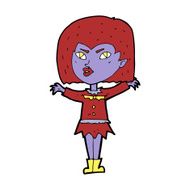 Cartoon Vampire Girl N176