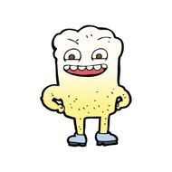 cartoon happy tooth N32