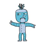 Cartoon Robot N223