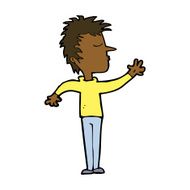 cartoon dismissive man N8