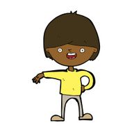 cartoon happy man N352