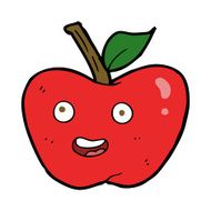 Cartoon Apple N111