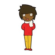 cartoon friendly man N20