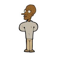 cartoon evil bald man N8