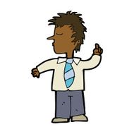 cartoon man making his point N8