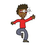 cartoon terrified man with eyes popping out N8