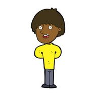 cartoon happy man N357