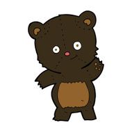 cute black bear cartoon N8