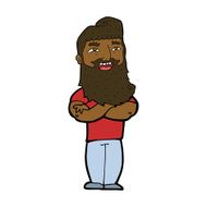 cartoon proud man N23