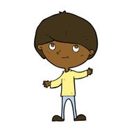 cartoon happy boy N189
