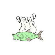 Cartoon Smelly Fish N11