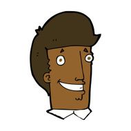 cartoon happy man N359