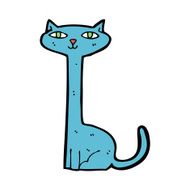 Cartoon Cat N215