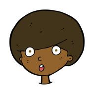 Cartoon Surprised Boy N22