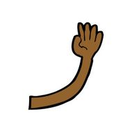 cartoon arm N134