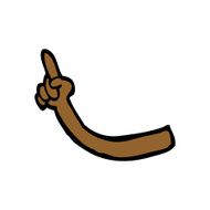 cartoon arm N136