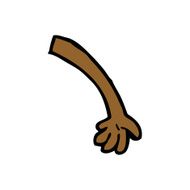 cartoon arm N138