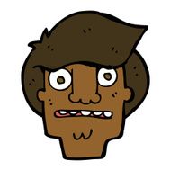 cartoon shocked face N15