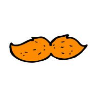 cartoon ginger mustache N7