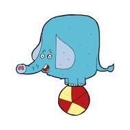 Cartoon Circus Elephant N14